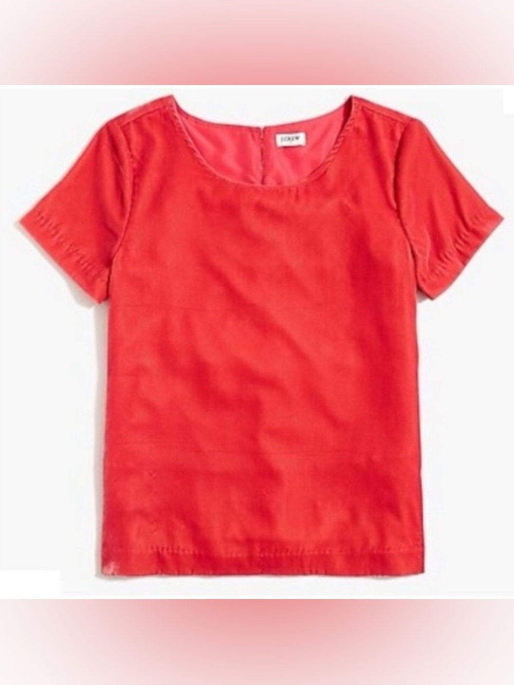 J. Crew Velvet Top Size XXL
